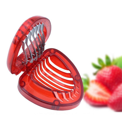 Strawberry Cutter Fruit Slicer with Stainless Blades by HitMyNeed