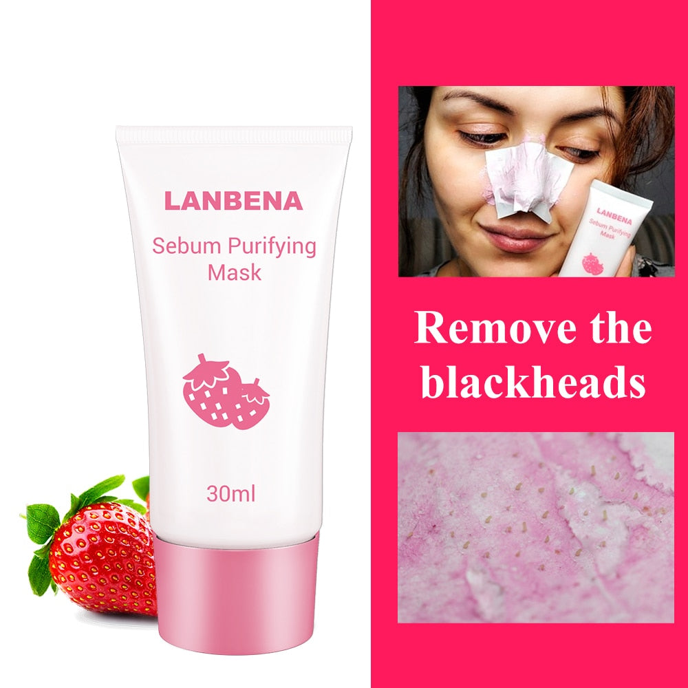 Strawberry Nose Pore Strips Blackhead Remover Set by HitMyNeed