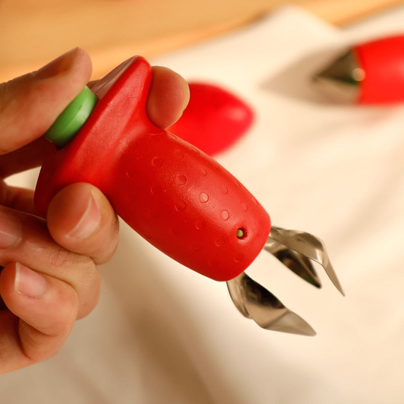 Strawberry Stem and Leaf Remover Tool by HitMyNeed