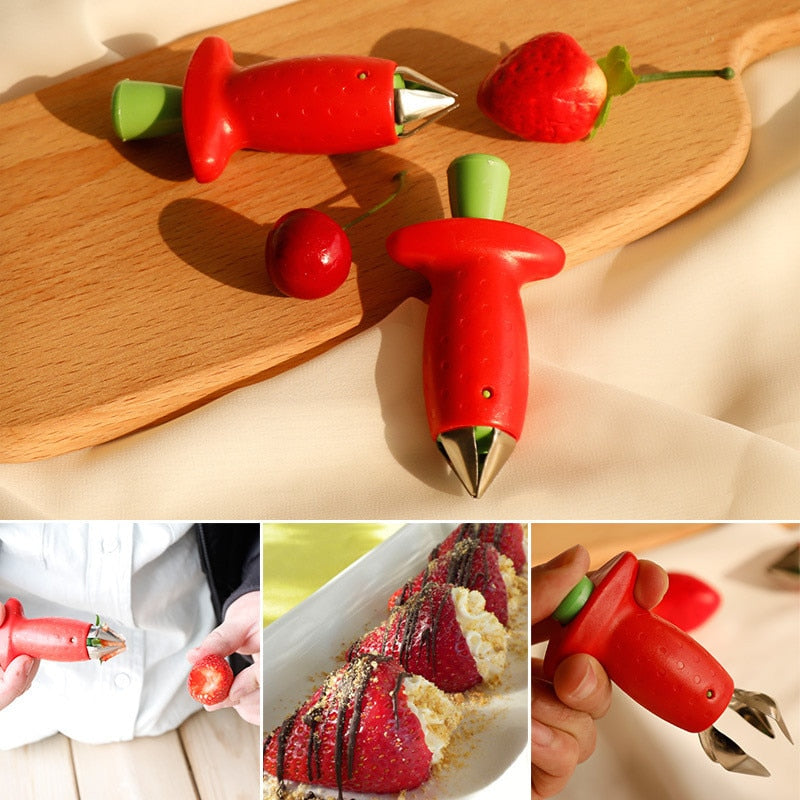 Strawberry Stem and Leaf Remover Tool by HitMyNeed