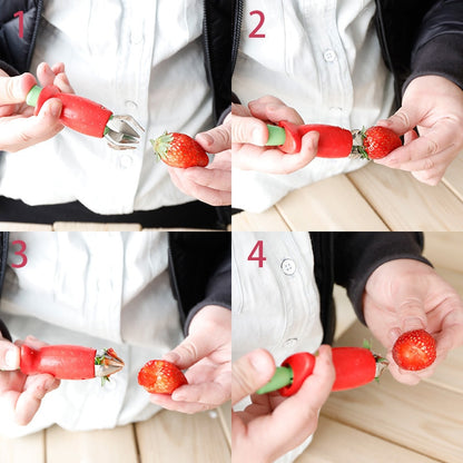 Strawberry Stem and Leaf Remover Tool by HitMyNeed