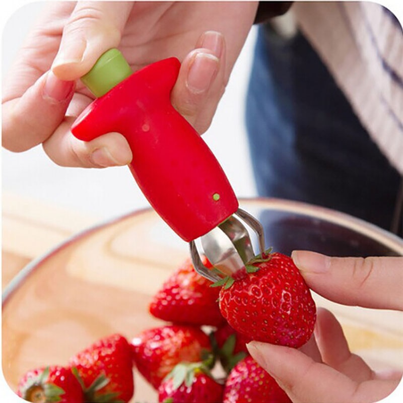 Strawberry Stem Remover Stainless Steel Huller by HitMyNeed