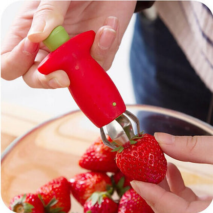 Strawberry Stem Remover Stainless Steel Huller by HitMyNeed