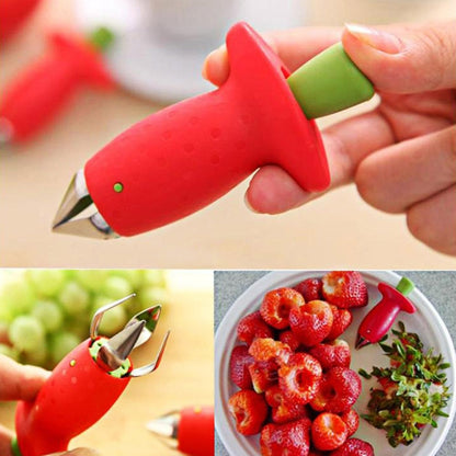 Strawberry Stem Remover Stainless Steel Huller by HitMyNeed