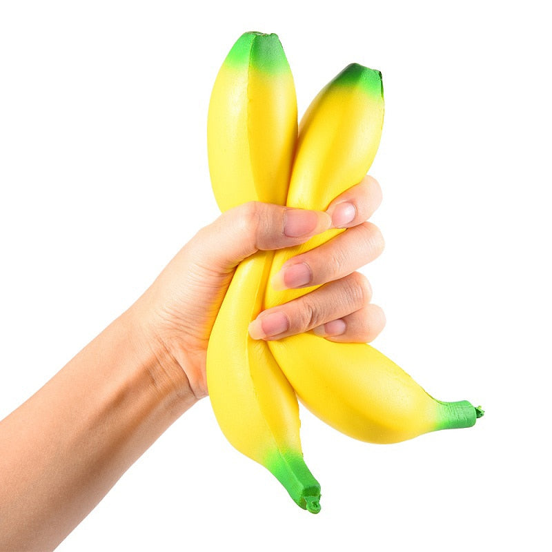 Stress Relief Banana Squishy Toy 19cm by HitMyNeed