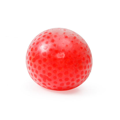 Stress Relief Fidget Squishy Ball 7cm red by HitMyNeed