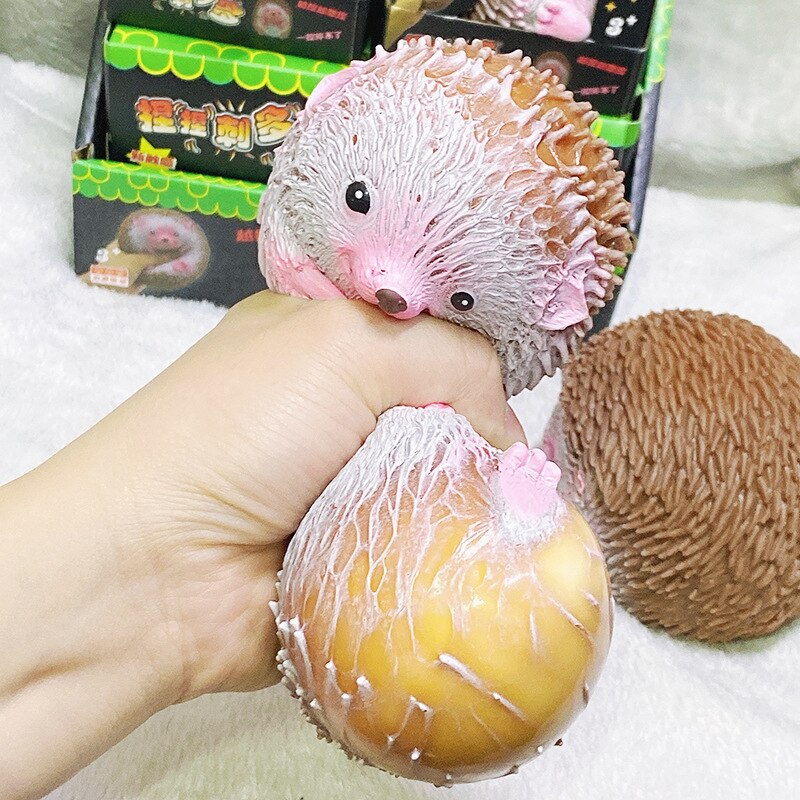 Stress Relieving Squishy Hedgehog Toy by HitMyNeed