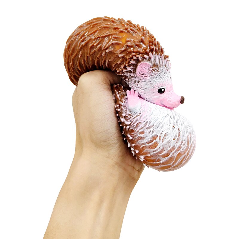Stress Relieving Squishy Hedgehog Toy by HitMyNeed