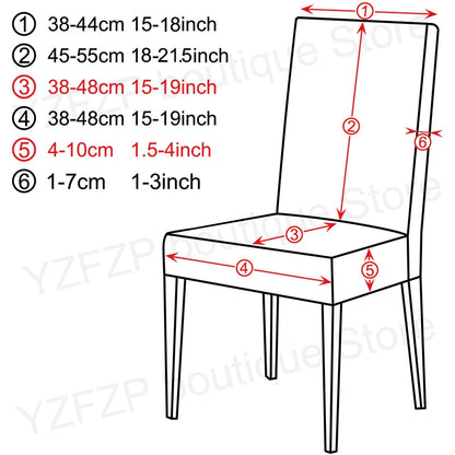 Stretch Elastic Universal Chair Cover for Dining Chairs by HitMyNeed