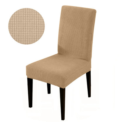 Stretch Elastic Universal Chair Cover for Dining Chairs 4776-khaki by HitMyNeed