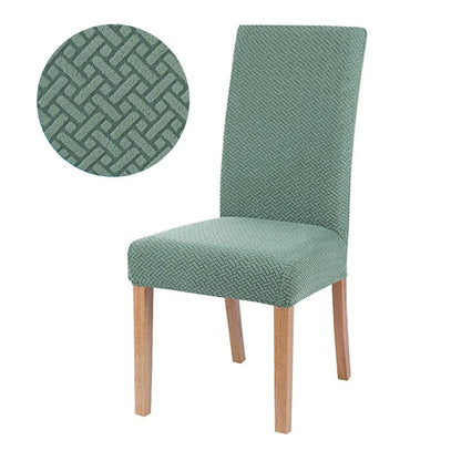 Stretch Elastic Universal Chair Cover for Dining Chairs spandex-matcha by HitMyNeed