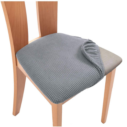 Stretchable Dining Chair Seat Cover with Straps b4-chair-cover by HitMyNeed