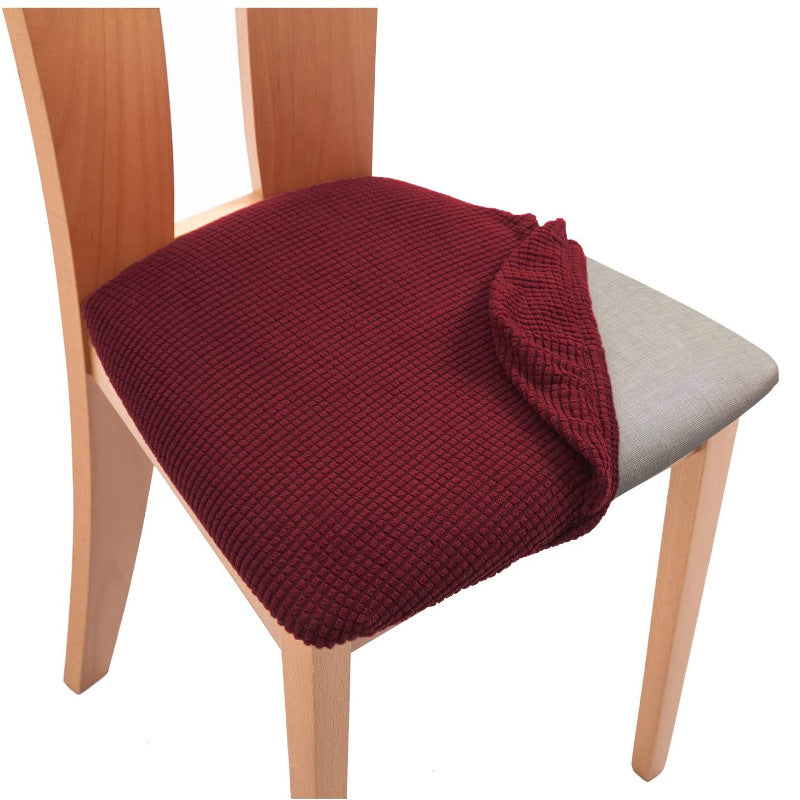 Stretchable Dining Chair Seat Cover with Straps b7-chair-cover by HitMyNeed