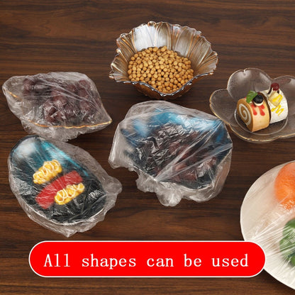 Stretchable Food Plastic Covers, 100-Pack by HitMyNeed