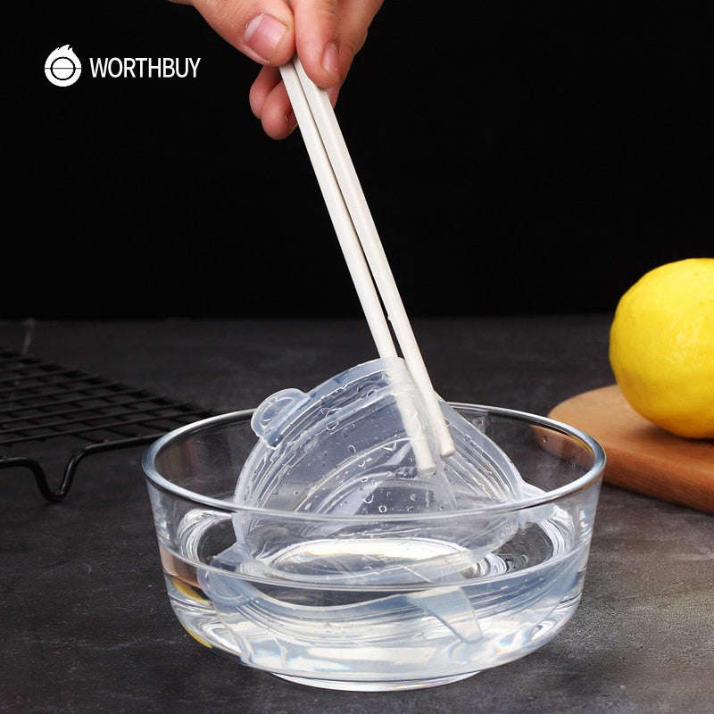 Stretchable Silicone Food Covers, Set of 6 by HitMyNeed