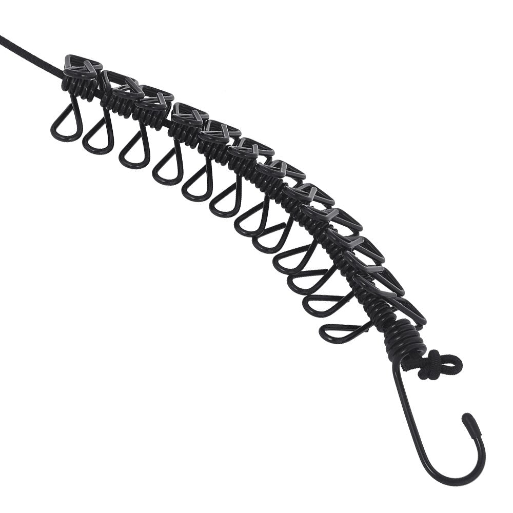 Stretchable Travel Clothesline with 12 Pegs by HitMyNeed