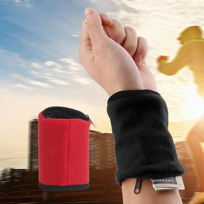 Stretchable Zipper Wrist Pocket for Valuables by HitMyNeed