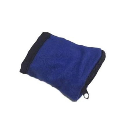 Stretchable Zipper Wrist Pocket for Valuables blue by HitMyNeed