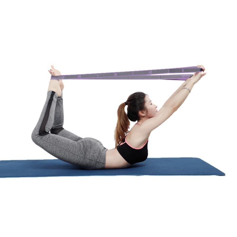 Stretching Rope Fitness Strap with 8 Loops by HitMyNeed