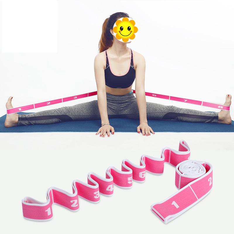 Stretching Rope Fitness Strap with 8 Loops by HitMyNeed