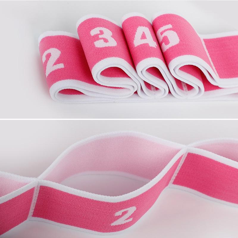Stretching Rope Fitness Strap with 8 Loops by HitMyNeed