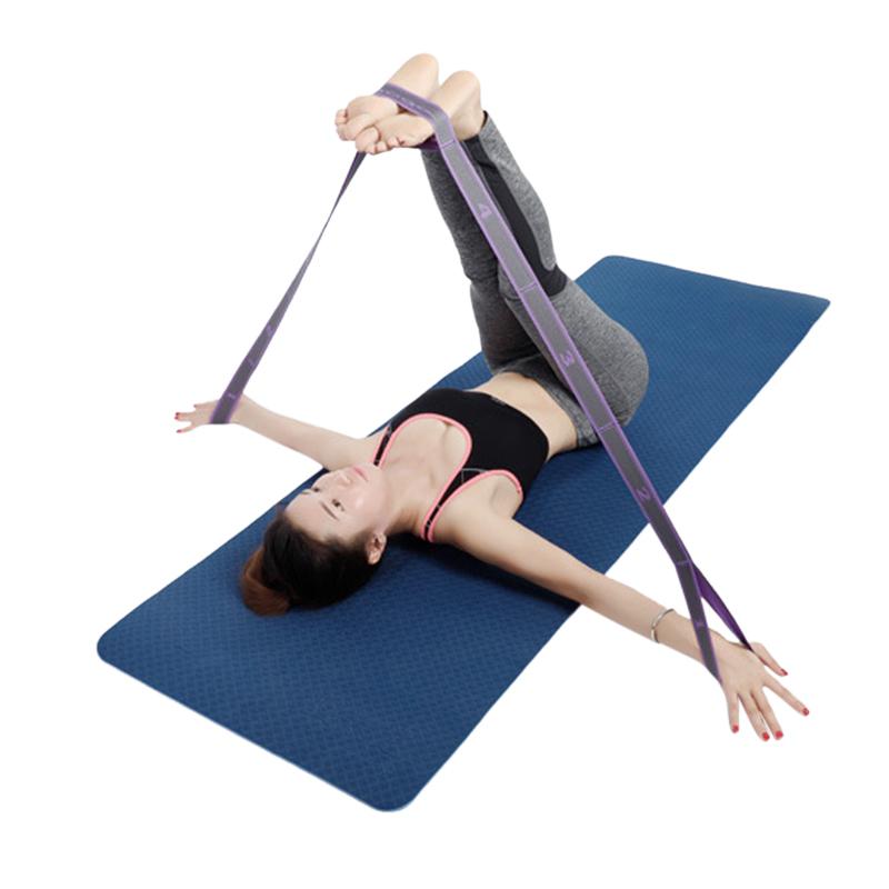 Stretching Rope Fitness Strap with 8 Loops by HitMyNeed