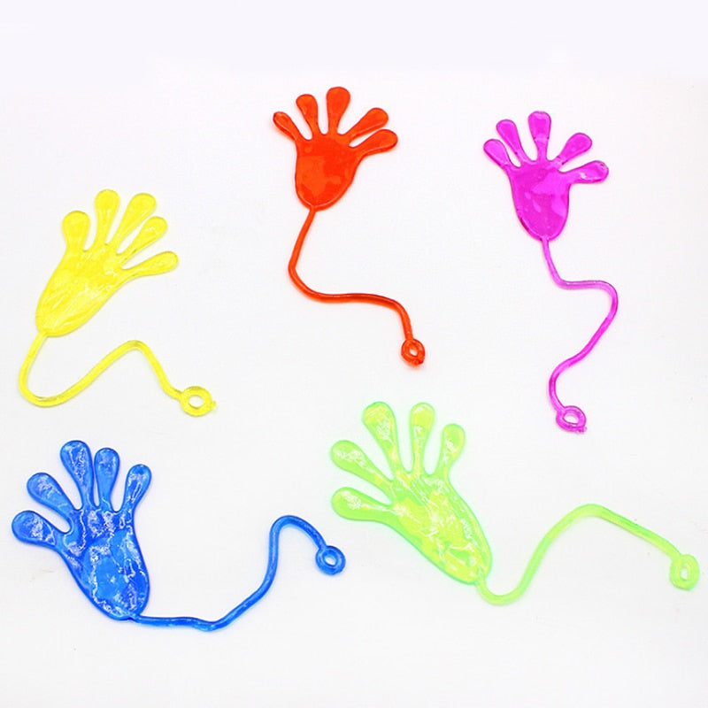 Stretchy Sticky Hand Toys Set (10 Pack) by HitMyNeed