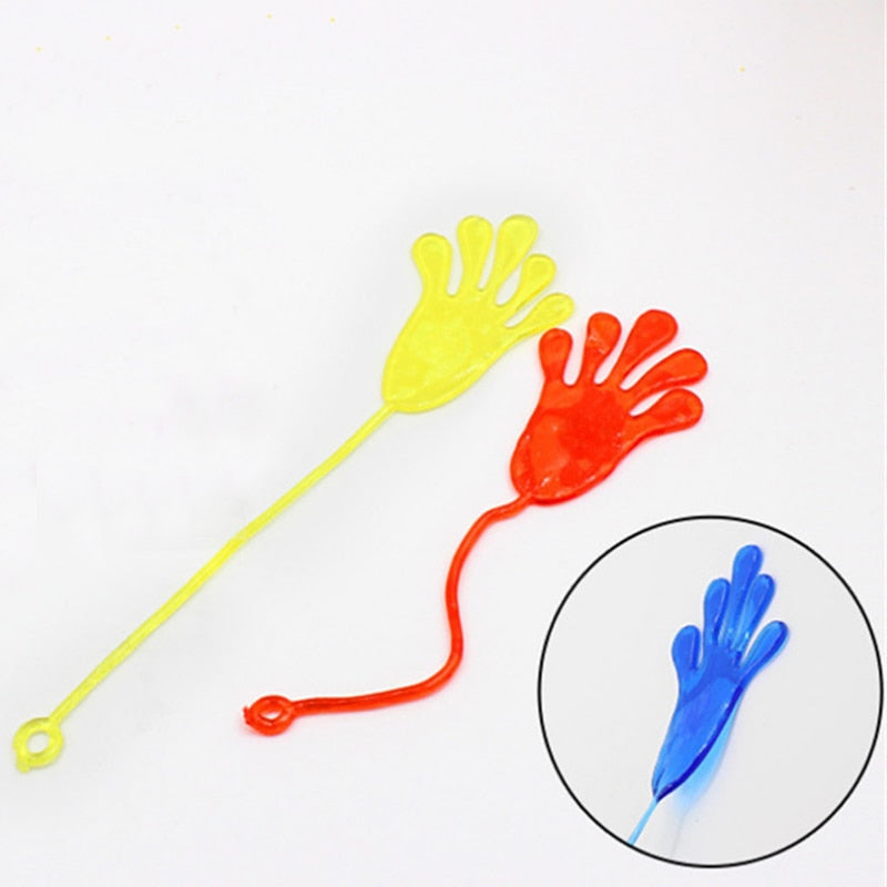 Stretchy Sticky Hand Toys Set (10 Pack) by HitMyNeed