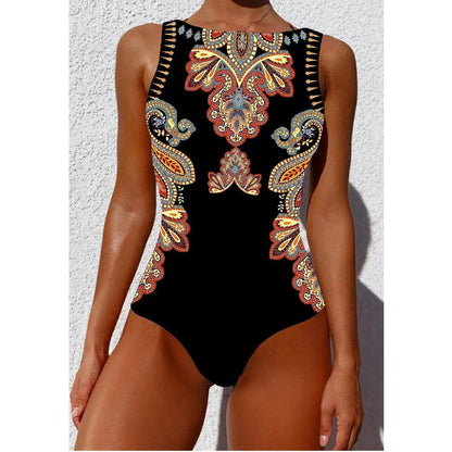 Striped Push-Up One Piece Swimsuit for Women cr19468da s by HitMyNeed
