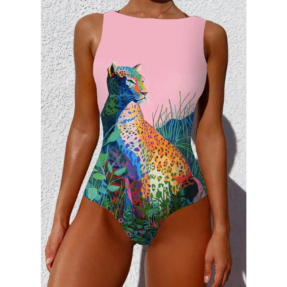 Striped Push-Up One Piece Swimsuit for Women cr19468p3 xl by HitMyNeed