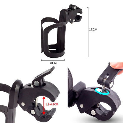 Stroller Cup and Phone Holder with Bottle Rack by HitMyNeed