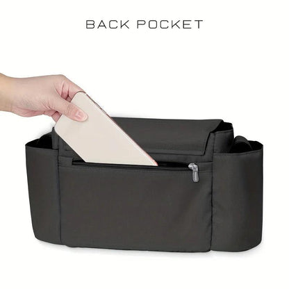 Stroller Organizer Bag with Large Capacity & Bottle Holder by HitMyNeed
