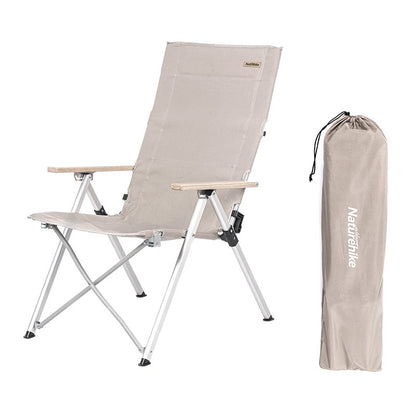 Strong Foldable Beach Chair with Adjustable Backrest by HitMyNeed