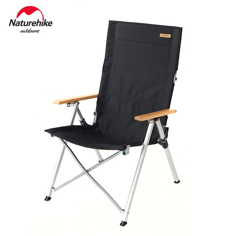 Strong Foldable Beach Chair with Adjustable Backrest by HitMyNeed