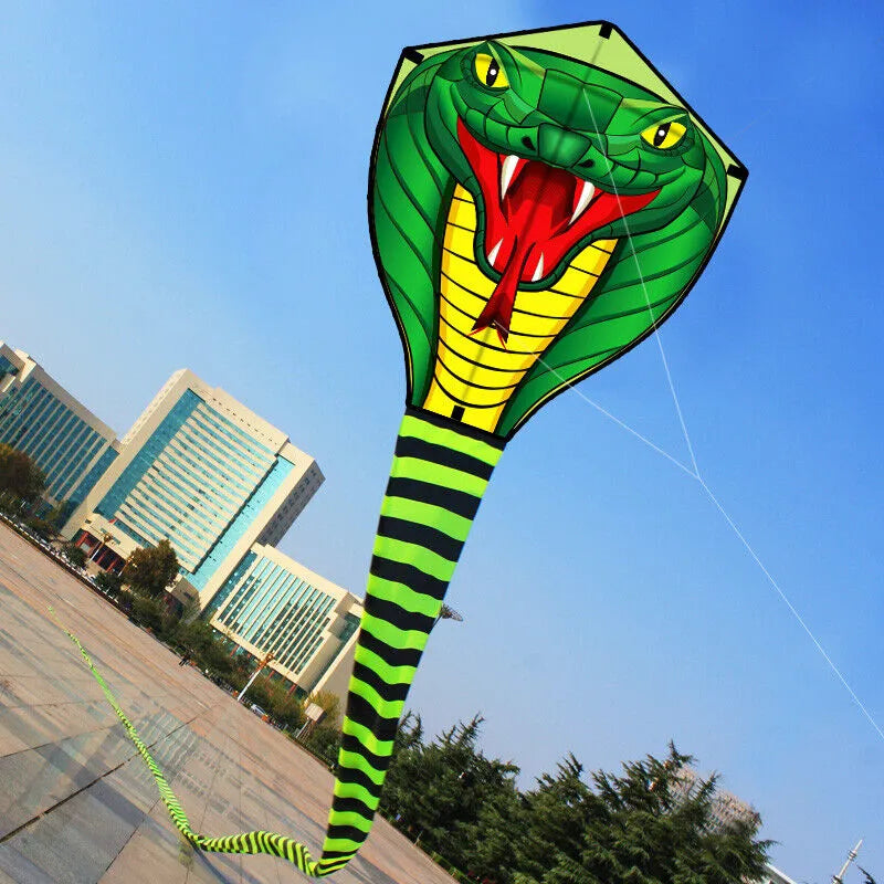 Strong Snake Kite with 8m Tail for Kids & Adults by HitMyNeed