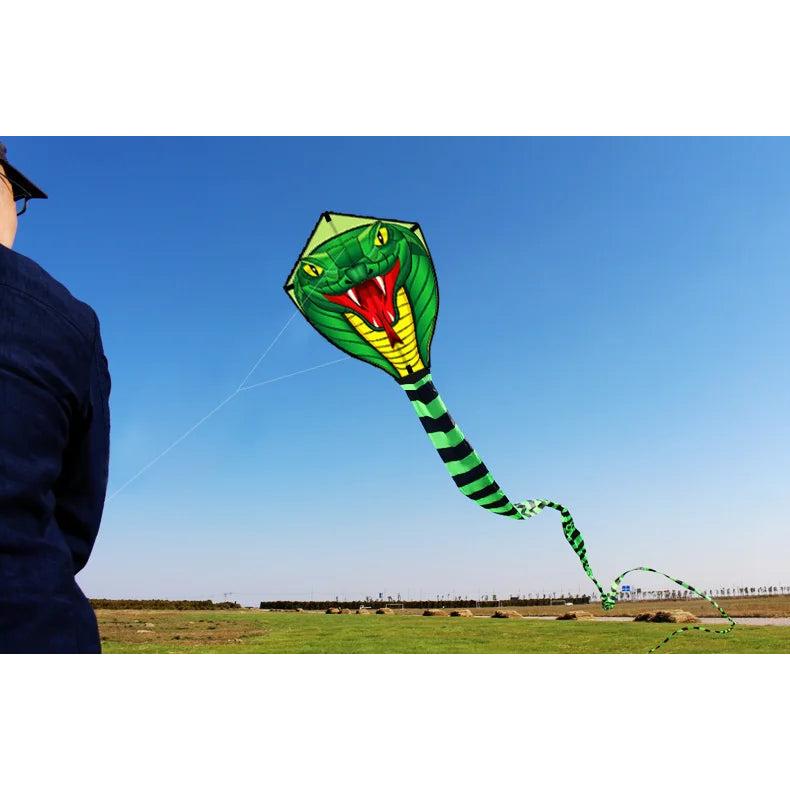 Strong Snake Kite with 8m Tail for Kids & Adults by HitMyNeed