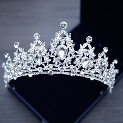 Studded Crystal Wedding Crown for Bride by HitMyNeed