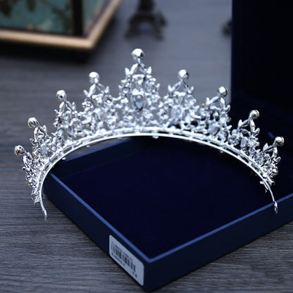 Studded Crystal Wedding Crown for Bride by HitMyNeed