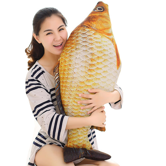 Stuffed Carp Fish Toy with Catnip - 75 cm by HitMyNeed