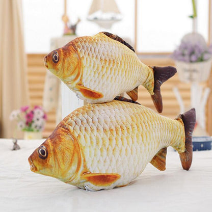 Stuffed Carp Fish Toy with Catnip - 75 cm by HitMyNeed