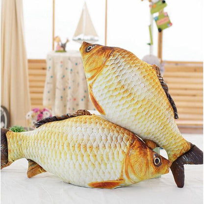 Stuffed Carp Fish Toy with Catnip - 75 cm by HitMyNeed