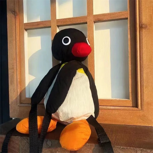 Stuffed Plush Penguin Backpack for Kids and Adults by HitMyNeed
