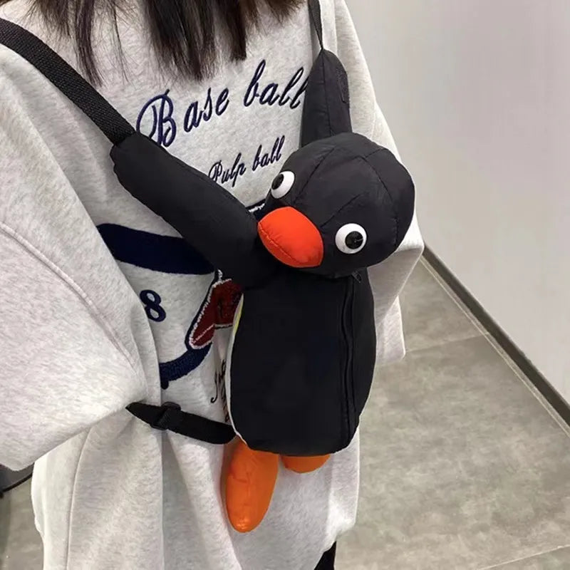Stuffed Plush Penguin Backpack for Kids and Adults by HitMyNeed
