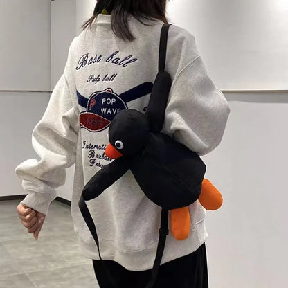 Stuffed Plush Penguin Backpack for Kids and Adults by HitMyNeed