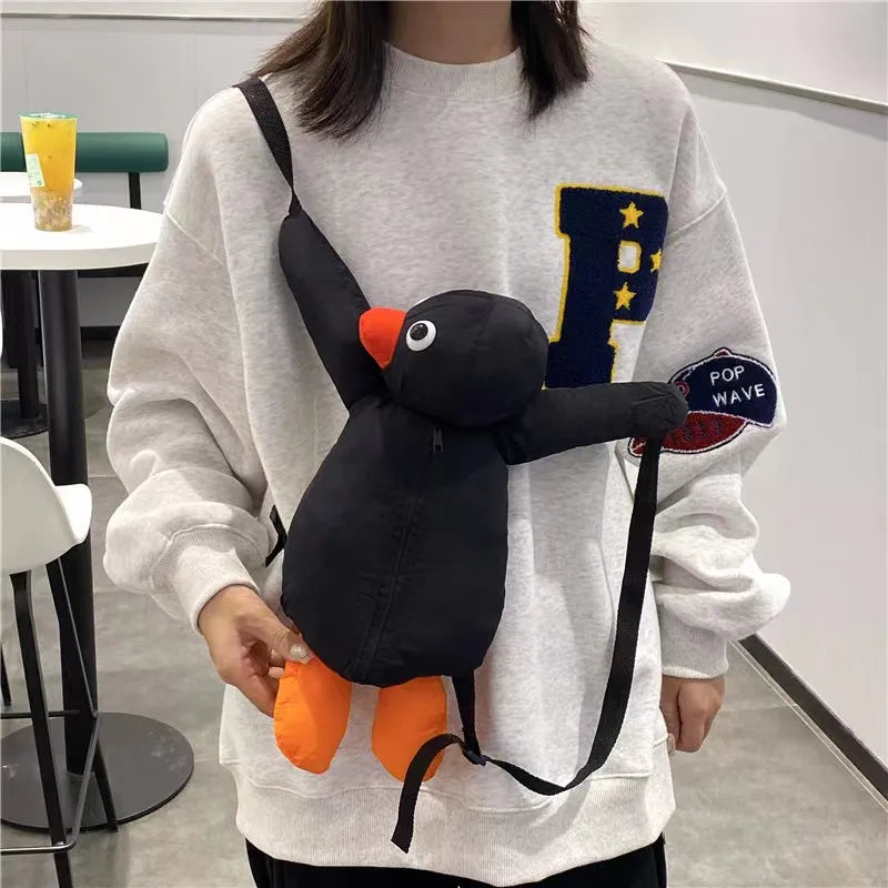 Stuffed Plush Penguin Backpack for Kids and Adults by HitMyNeed