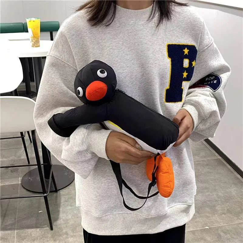 Stuffed Plush Penguin Backpack for Kids and Adults by HitMyNeed