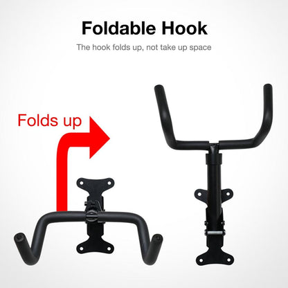 Sturdy Wall Mount Bicycle Hook with 360° Bracket by HitMyNeed