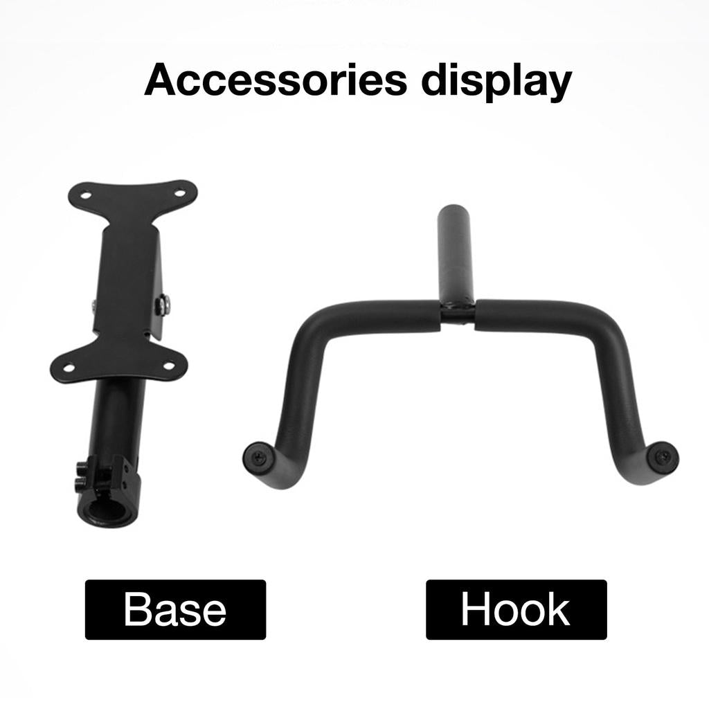 Sturdy Wall Mount Bicycle Hook with 360° Bracket by HitMyNeed