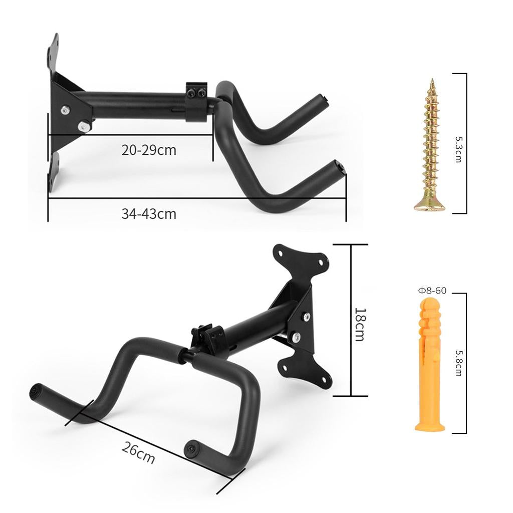 Sturdy Wall Mount Bicycle Hook with 360° Bracket by HitMyNeed