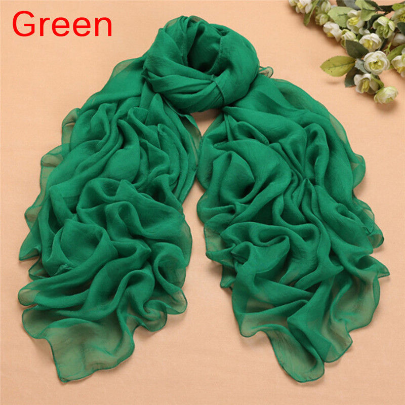 Stylish Breathable Wrap Beach Cover Up Sarong green by HitMyNeed